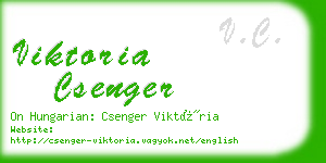 viktoria csenger business card